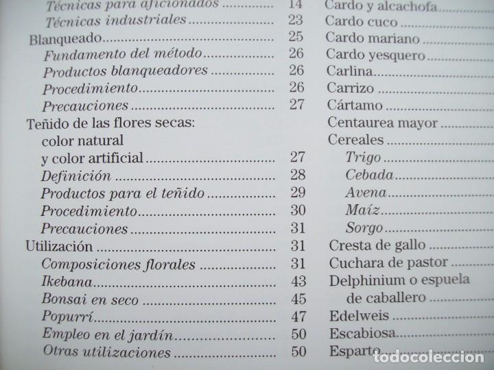 Libros de segunda mano: GUIA DE LAS FLORES SECAS DE ESPA&Ntilde;A. EDICIONES OMEGA - Foto 3