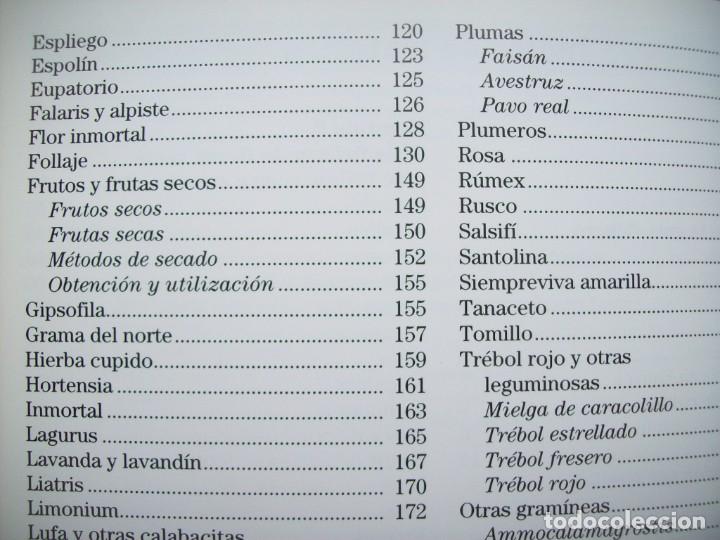 Libros de segunda mano: GUIA DE LAS FLORES SECAS DE ESPA&Ntilde;A. EDICIONES OMEGA - Foto 4