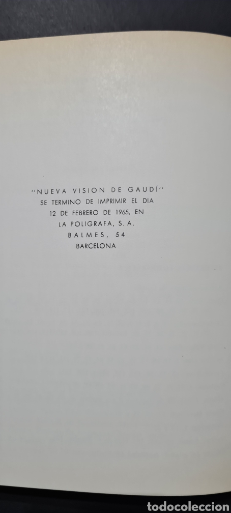 Libros de segunda mano: Nueva visi&oacute;n de Gaud&iacute;. E. Casanelles. Ediciones La Poligrafa S.A - Foto 11