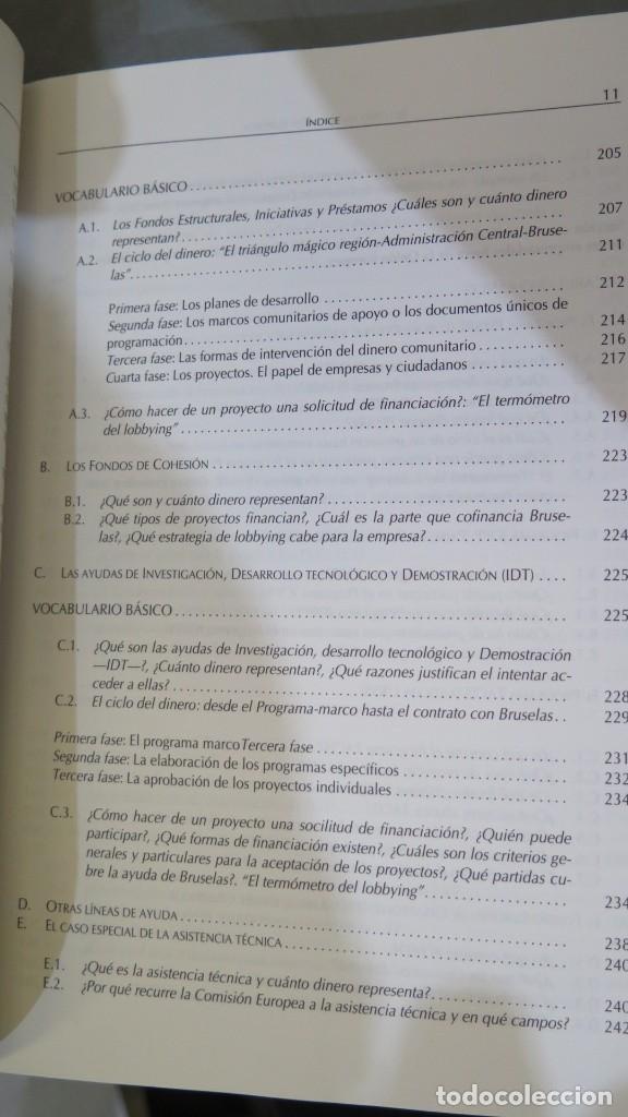 Libros de segunda mano: EL LOBBY EN LA UNION EUROPEA. ALONSO PELEGRIN - Foto 6