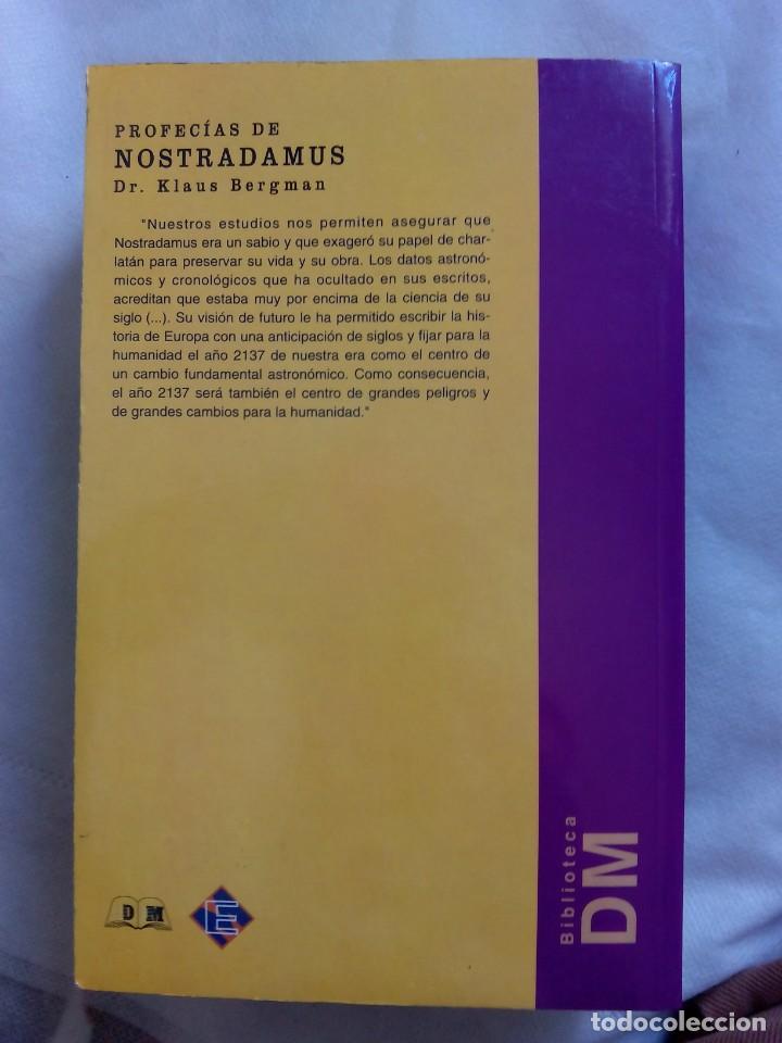 Libros de segunda mano: PROFEC&Iacute;AS DE NOSTRADAMUS / Dr. KLAUS BERGMAN - Foto 3