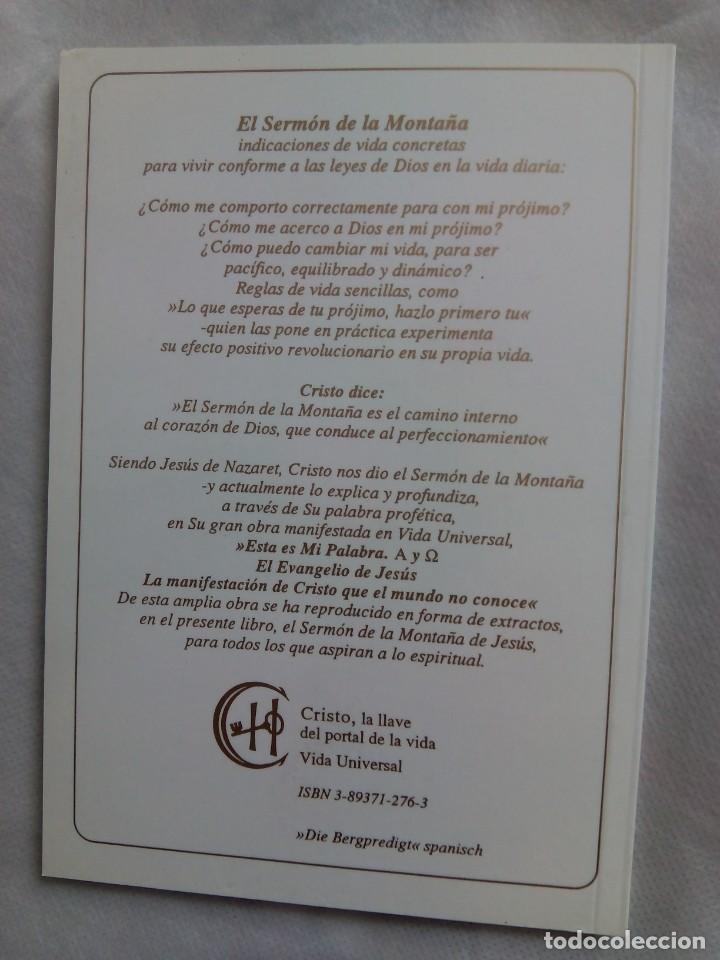 Libros de segunda mano: EL SERM&Oacute;N DE LA MONTA&Ntilde;A / VIDA UNIVERSAL - Foto 2