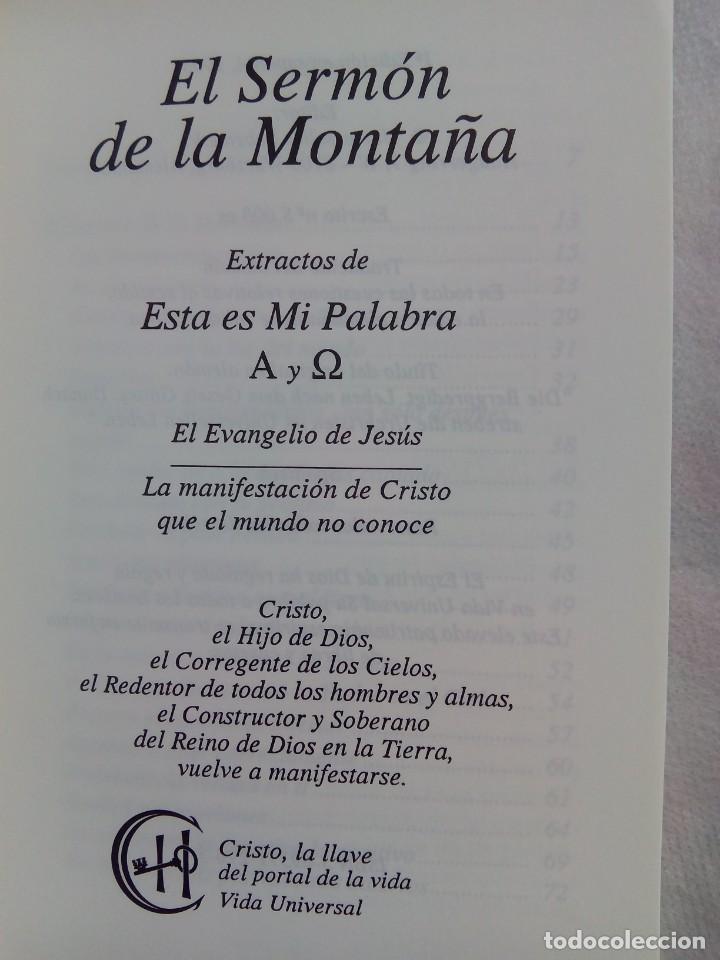 Libros de segunda mano: EL SERM&Oacute;N DE LA MONTA&Ntilde;A / VIDA UNIVERSAL - Foto 4