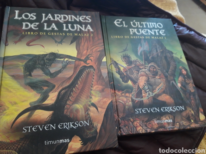 Libros de segunda mano: Timun Mas. Libros de gestas de Malaz, 1 y 2. - Foto 1