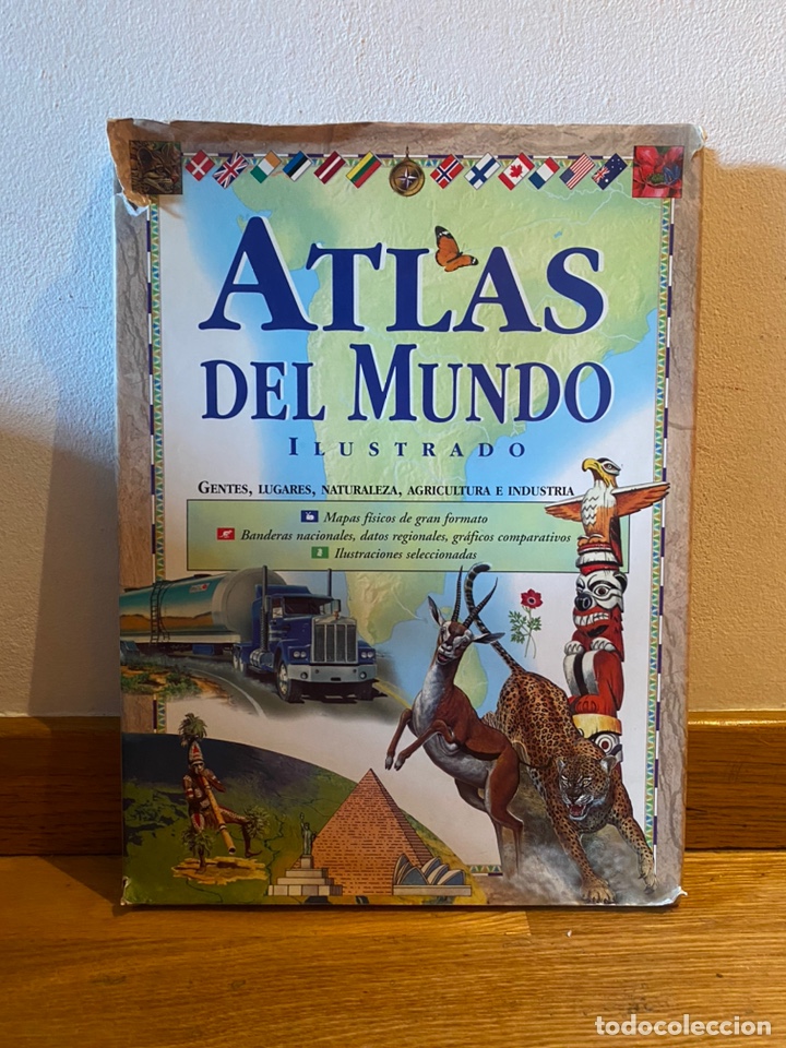 Libros de segunda mano: Atlas del mundo Ilustrado - Foto 1