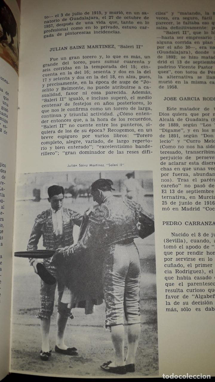 Libros de segunda mano: TOREROS 1726-1965 - Foto 3