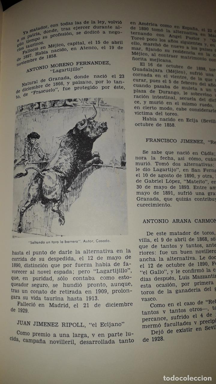Libros de segunda mano: TOREROS 1726-1965 - Foto 6