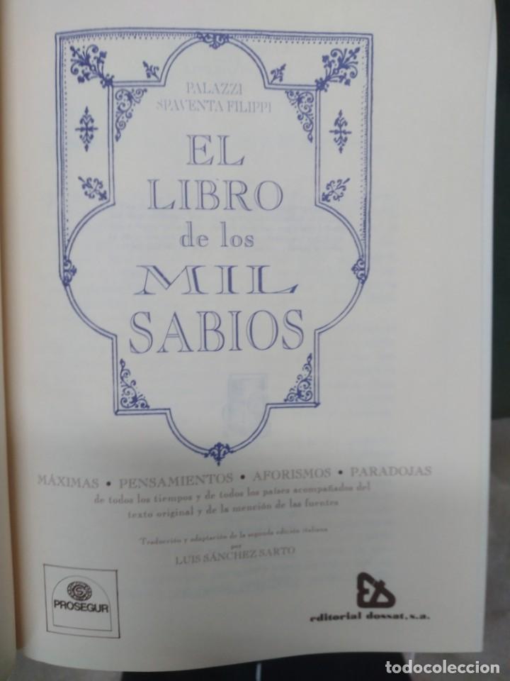 Libros de segunda mano: EL LIBRO DE LOS MIL SABIOS - Foto 3