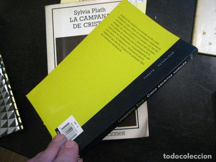 Libros de segunda mano: CINCO ESCRITOS MORALES. UMBERTO ECO. &iexcl;NUEVO ! - Foto 2