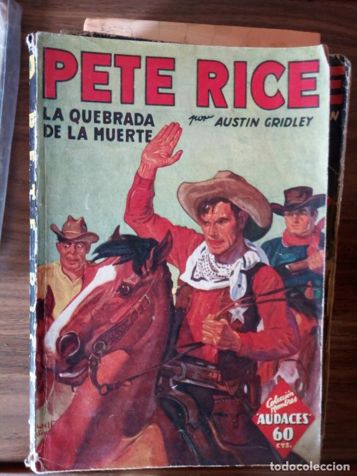 Libros de segunda mano: Austin Gridley - Peter Rice. La quebrada de la muerte - Foto 1