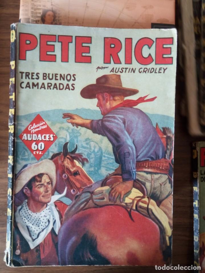 Libros de segunda mano: Austin Gridley - Peter Rice. Tres buenos camaradas - Foto 1