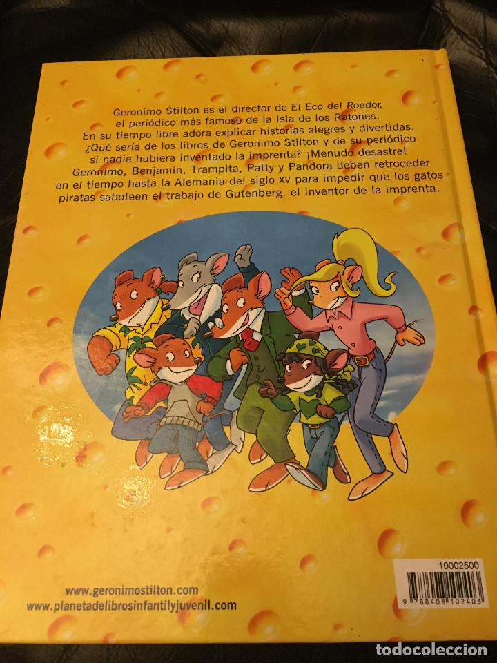 Libros de segunda mano: GER&Oacute;NIMO STILTON N&ordm; 8: LA EXTRA&Ntilde;A M&Aacute;QUINA DE LIBROS - Foto 2