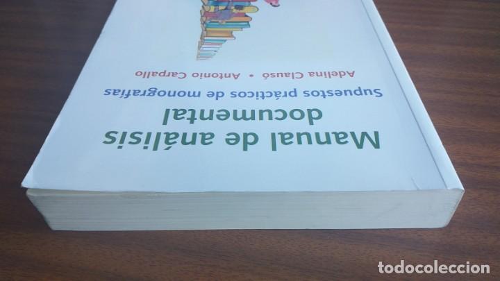 Libros de segunda mano: Manual de an&aacute;lisis documental --- Claus&oacute;, Carpallo - Foto 7