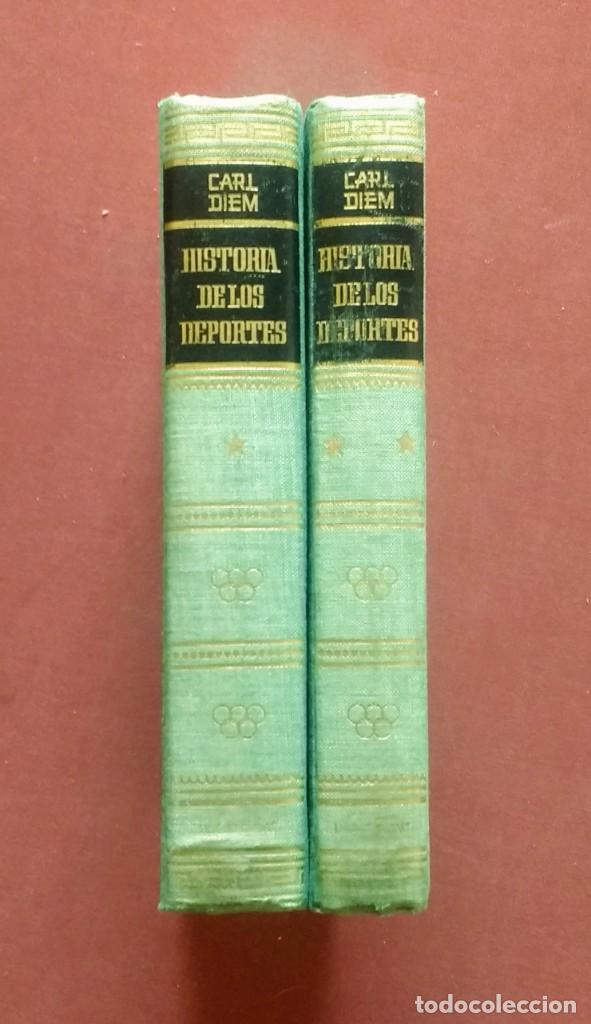 Libros de segunda mano: HISTORIA DE LOS DEPORTES - CARL DIEM - PRIMERA EDICION 1966. - Foto 1