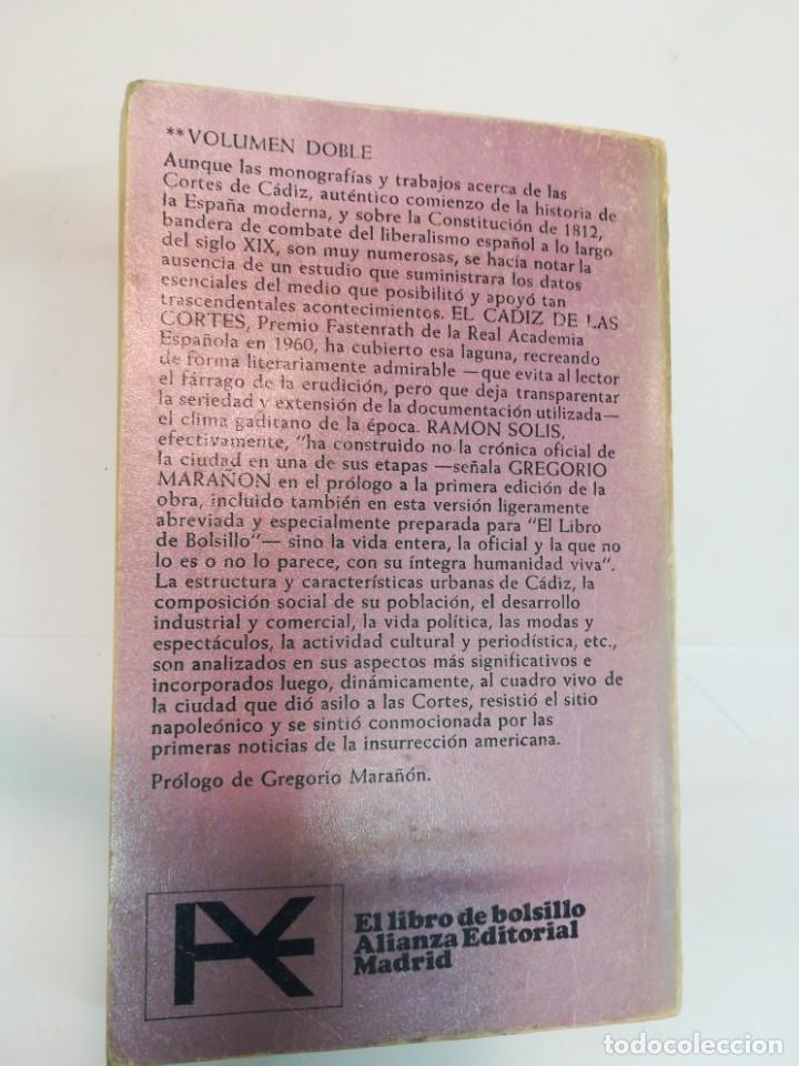 Libros de segunda mano: RAM&Oacute;N SOLIS El C&aacute;diz de las Cortes SA3261 - Foto 2