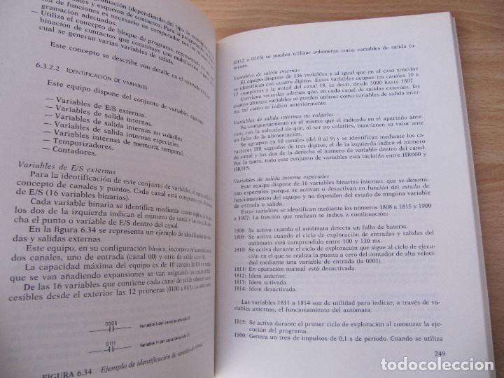 Libros de segunda mano: ELECTRONICA. Controladores l&oacute;gicos y aut&oacute;matas programables. Enrique Mandado y otros (1992) - Foto 3