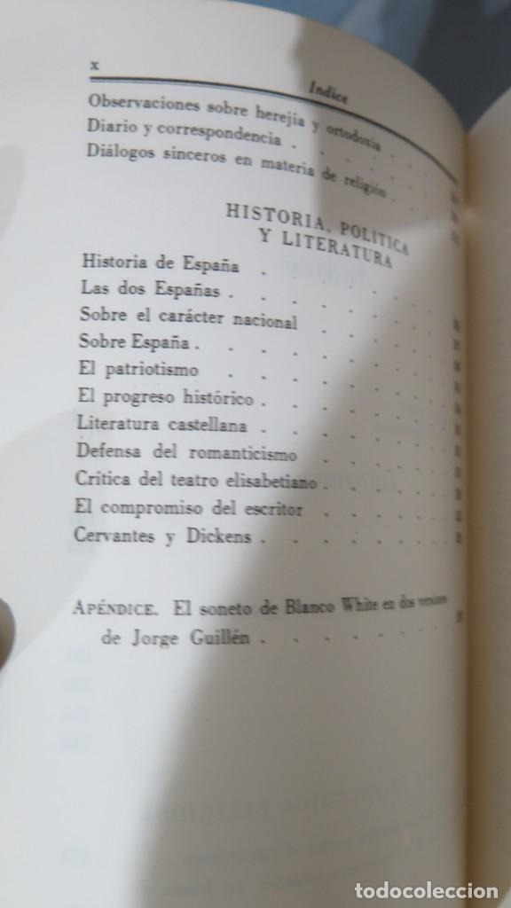 Libros de segunda mano: OBRA INGLESA. JOS&Eacute; MAR&Iacute;A BLANCO WHITE - Foto 3