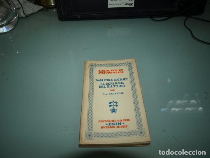 Libros de segunda mano: Fagoaga, Domingo Garat, el defensor del Biltzar, Ekin - Foto 1