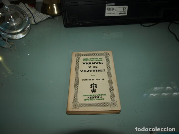 Libros de segunda mano: Martin de UGALDE, Unamuno y el vascuence, Ekin - Foto 1