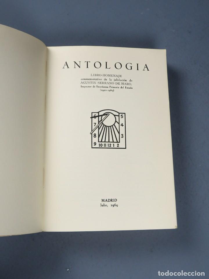 Libros de segunda mano: ANTOLOG&Iacute;A - AGUST&Iacute;N SERRANO DE HARO - MADRID 1969 - Foto 2