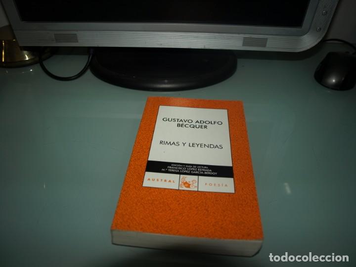 Libros de segunda mano: Gustavo Adolfo Becquer, Rimas y leyendas,Austral - Foto 1