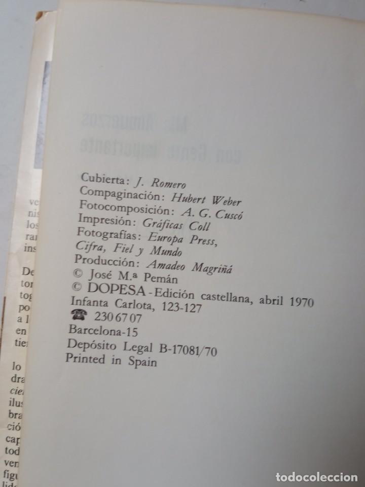 Libros de segunda mano: MIS ALMUERZOS CON GENTE IMPORTANTE JM PEMAN - Foto 3