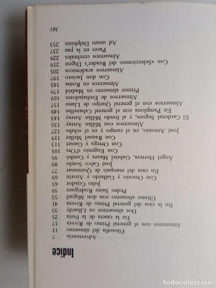 Libros de segunda mano: MIS ALMUERZOS CON GENTE IMPORTANTE JM PEMAN - Foto 7