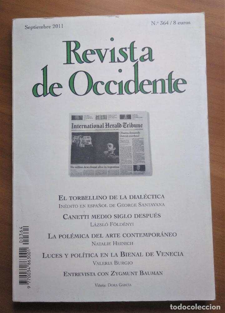 Libros de segunda mano: Revista de Occidente n&ordm; 364, VV.AA, 2011 - Foto 1