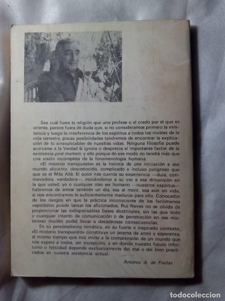 Libros de segunda mano: EL MISTERIO TRANSPUESTO / RUI NEVES - Foto 2