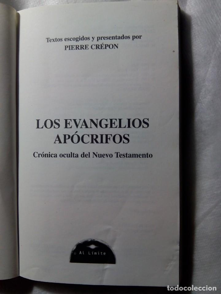 Libros de segunda mano: LOS EVANGELIOS AP&Oacute;CRIFOS / PIERRE CR&Eacute;PON - Foto 5