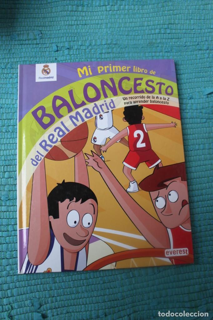 Libros de segunda mano: MI PRIMER LIBRO DE BALONCESTO DEL REAL MADRID; EVEREST - Foto 1