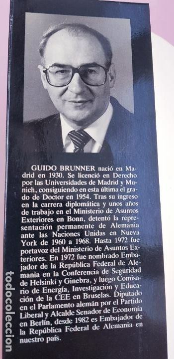 Libros de segunda mano: LIBRO-EL PODER Y LA UNI&Oacute;N-GUIDO BRUNNER-NUEVA EUROPA-ESPASA CALPE-EXCELENTE - Foto 4