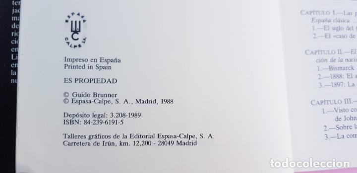 Libros de segunda mano: LIBRO-EL PODER Y LA UNI&Oacute;N-GUIDO BRUNNER-NUEVA EUROPA-ESPASA CALPE-EXCELENTE - Foto 8