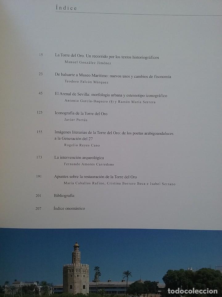 Libros de segunda mano: LA TORRE DEL ORO Y SEVILLA, FUNDACION FOCUS ABENGOA, 2007 - Foto 2