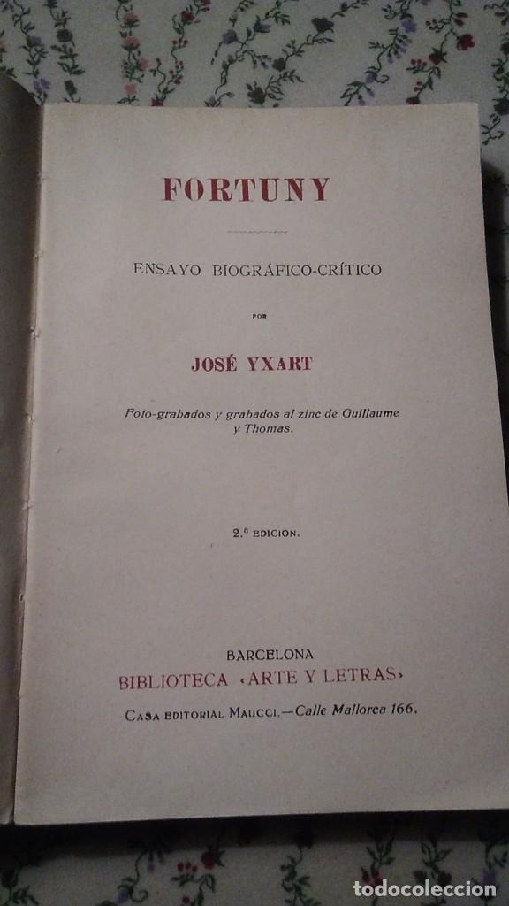 Libros de segunda mano: FORTUNY JOSE YXART EDITORIAL MAUCCI 2&ordf; EDICION - Foto 4