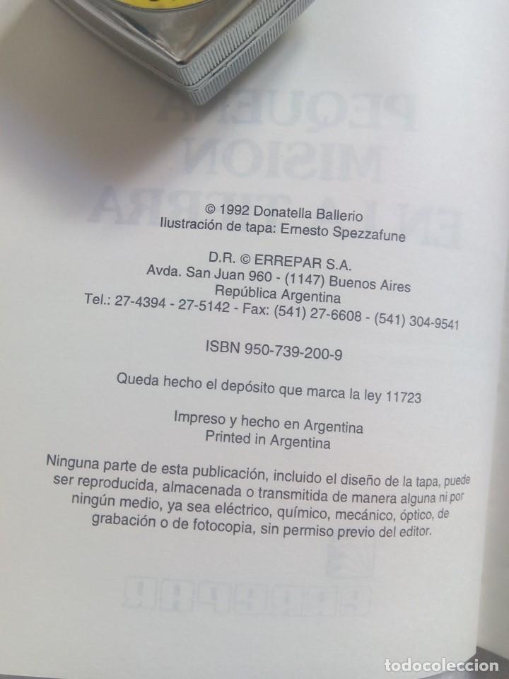 Libros de segunda mano: PEQUE&Ntilde;A MISION EN LA TIERRA / DONATELLA - Foto 3