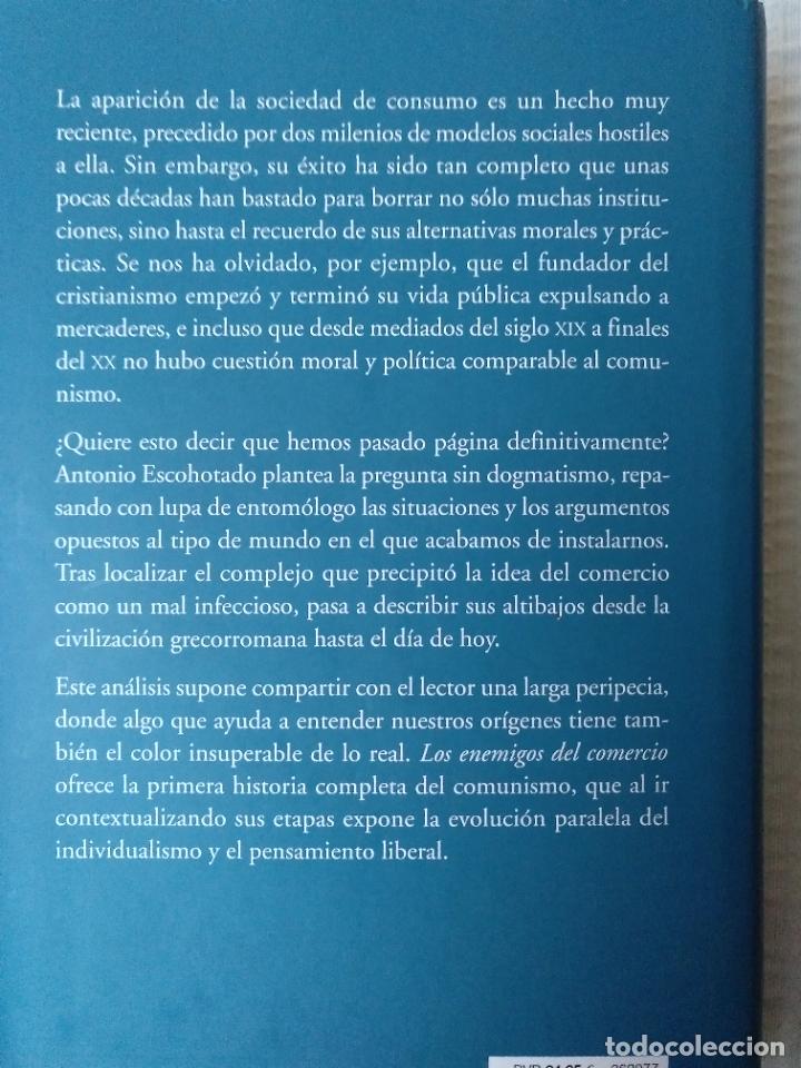 Libros de segunda mano: Los enemigos del comercio. I, II, y III. Antonio Escohotado. - Foto 2