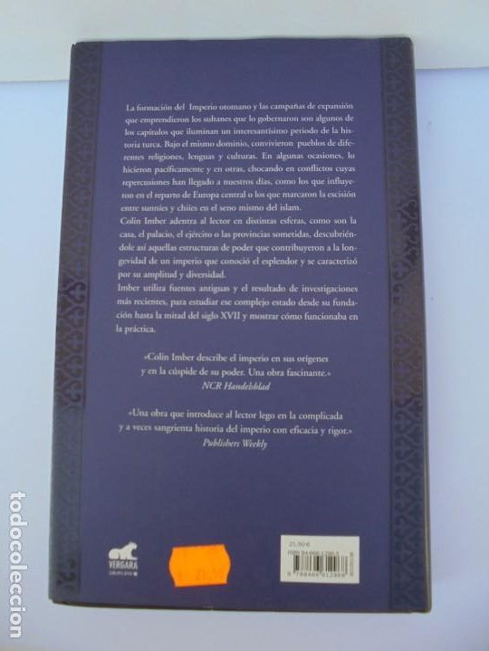 Libros de segunda mano: EL IMPERIO OTOMANO. 1300-1650. COLIN IMBER. EDICIONES B 2004. - Foto 18