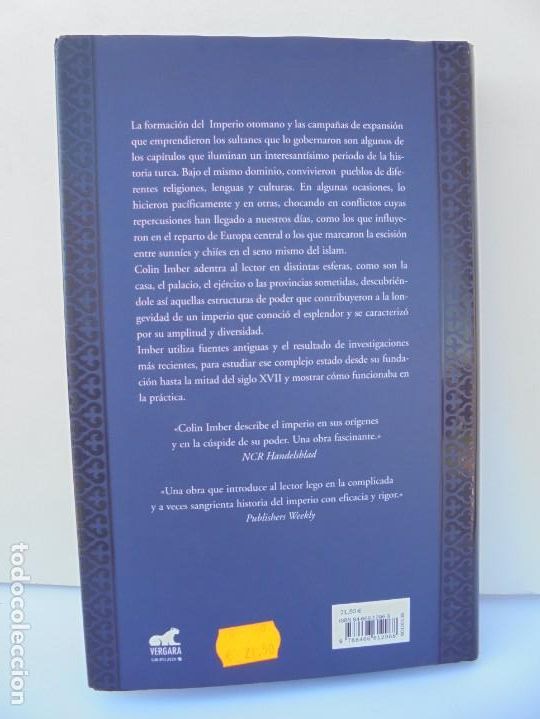 Libros de segunda mano: EL IMPERIO OTOMANO. 1300-1650. COLIN IMBER. EDICIONES B 2004. - Foto 19