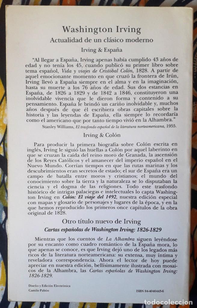 Libros de segunda mano: Washington Irving . Col&oacute;n. El viaje de 1942 - Foto 2