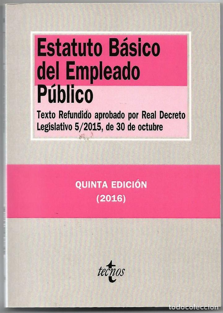 Libros de segunda mano: Estatuto b&aacute;sico del Empleado P&uacute;blico - VVAA - Foto 1