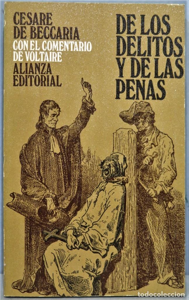 Libros de segunda mano: DE LOS DELITOS Y DE LAS PENAS. CESARE BECCARIA - Foto 1