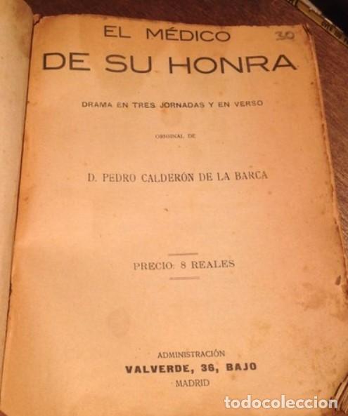 Libros de segunda mano: EL MEDICO DE SU HONRA ..OBRA TEATRAL - Foto 2