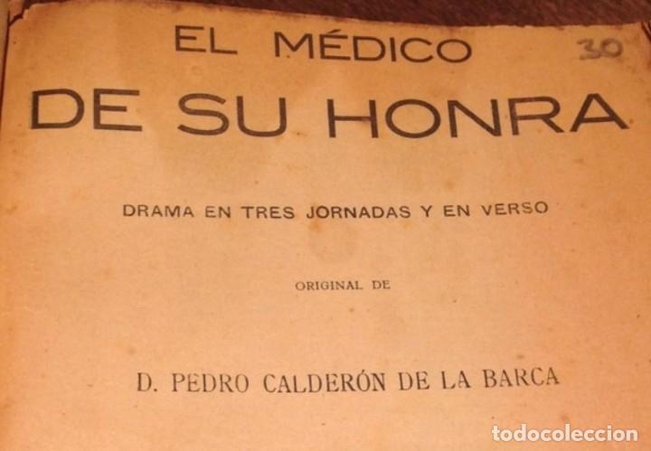 Libros de segunda mano: EL MEDICO DE SU HONRA ..OBRA TEATRAL - Foto 3