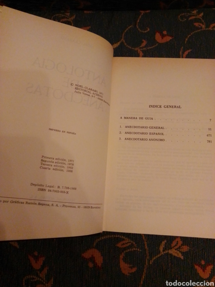 Libros de segunda mano: Antolog&iacute;a de an&eacute;cdotas Noel claraso - Foto 5