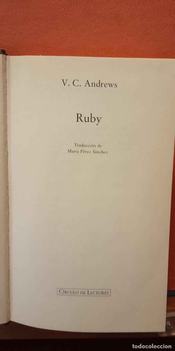 Libros de segunda mano: RUBY. V.C. ANDREWS. CIRCULO DE LECTORES. - Foto 1