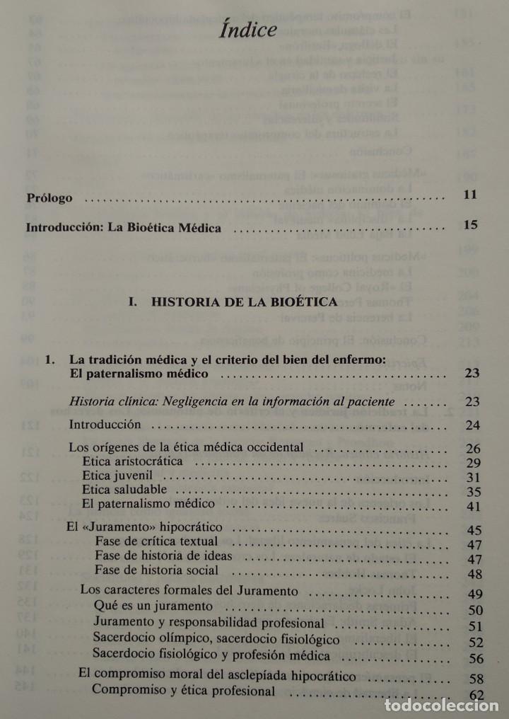 Libros de segunda mano: FUNDAMENTOS DE BIO&Eacute;TICA -- DIEGO GRACIA - Foto 3
