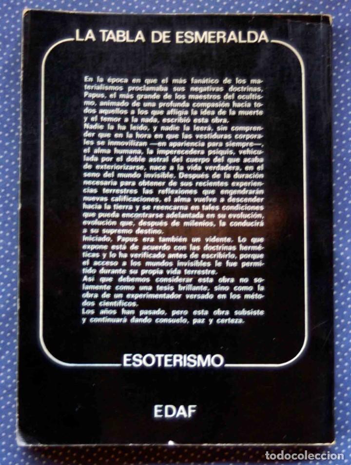 Libros de segunda mano: LA REENCARNACION PAPUS (DR. GERARD ENCAUSSE)-EDITORIAL EDAF - Foto 2