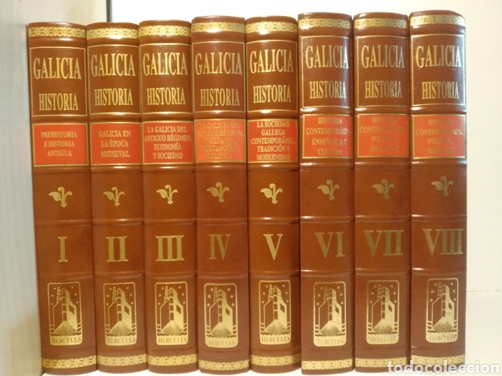Libros de segunda mano: PROYECTO GALICIA &ndash; HISTORIA. H&eacute;rcules ediciones. 8 tomos - Foto 1