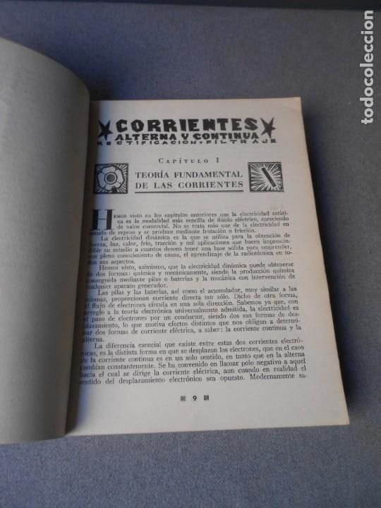 Libros de segunda mano: RADIO ENCICLOPEDIA. N&ordm; 3. TIPOS DE CORRIENTE. - Foto 5